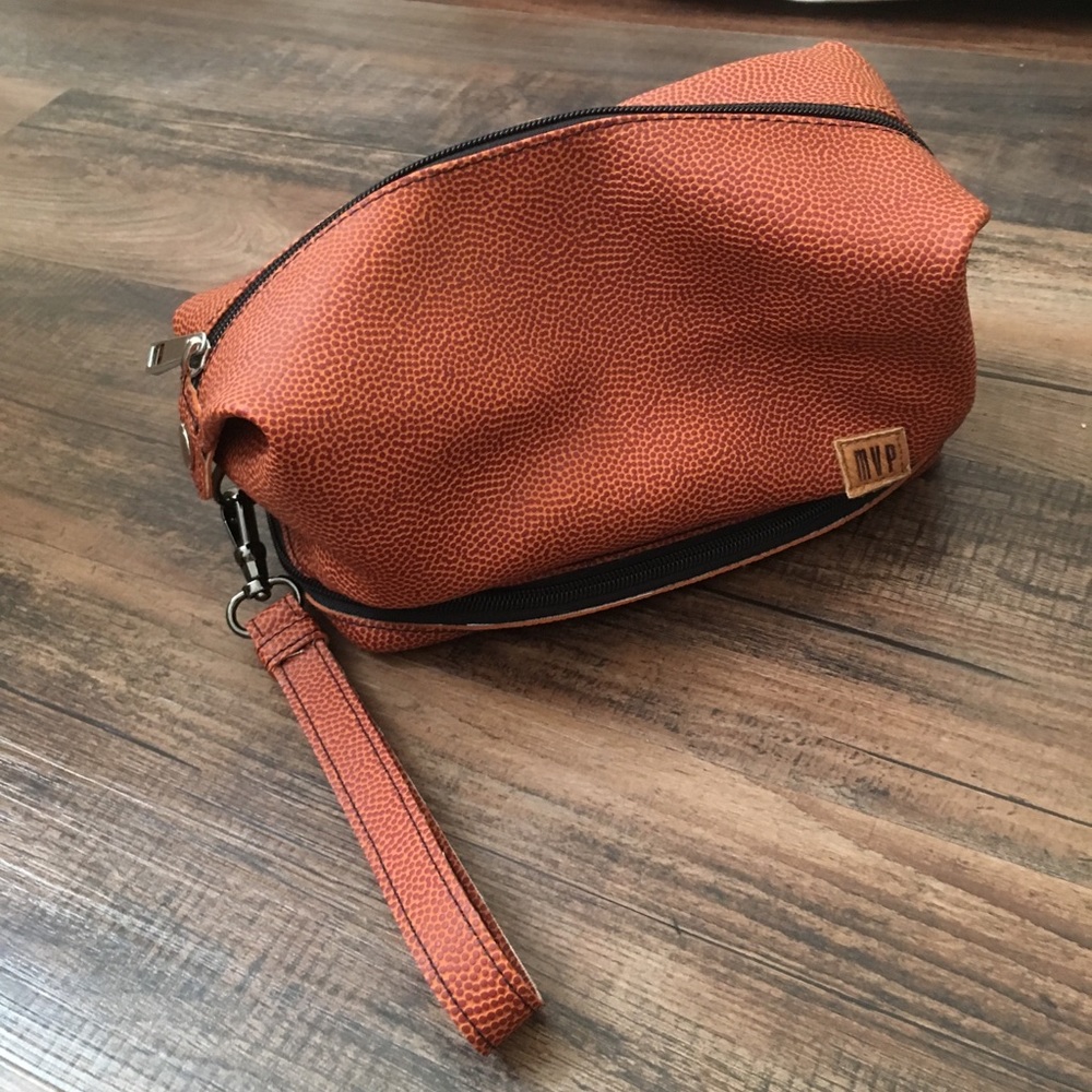 Basketball Material Toiletry Bag!